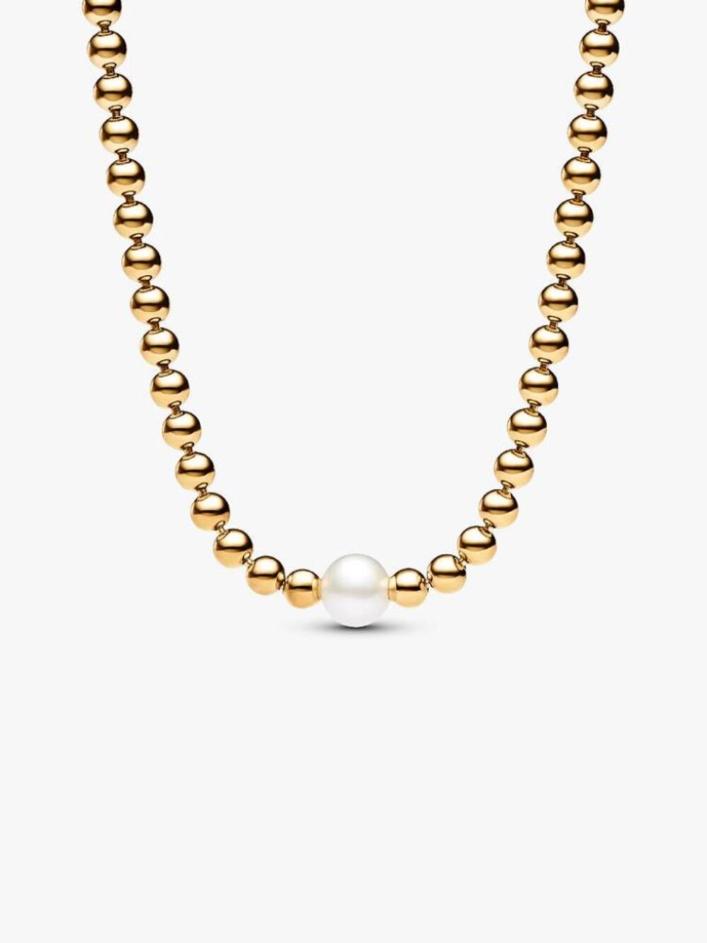 Pandora FINAL SALE - Treated Freshwater Cultured Pearl & Beads Collier Necklace
